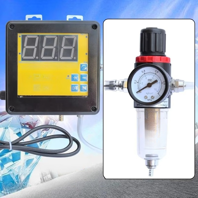 Tyre Pressure Gauge - Fully Automatic Car Tire Inflator with