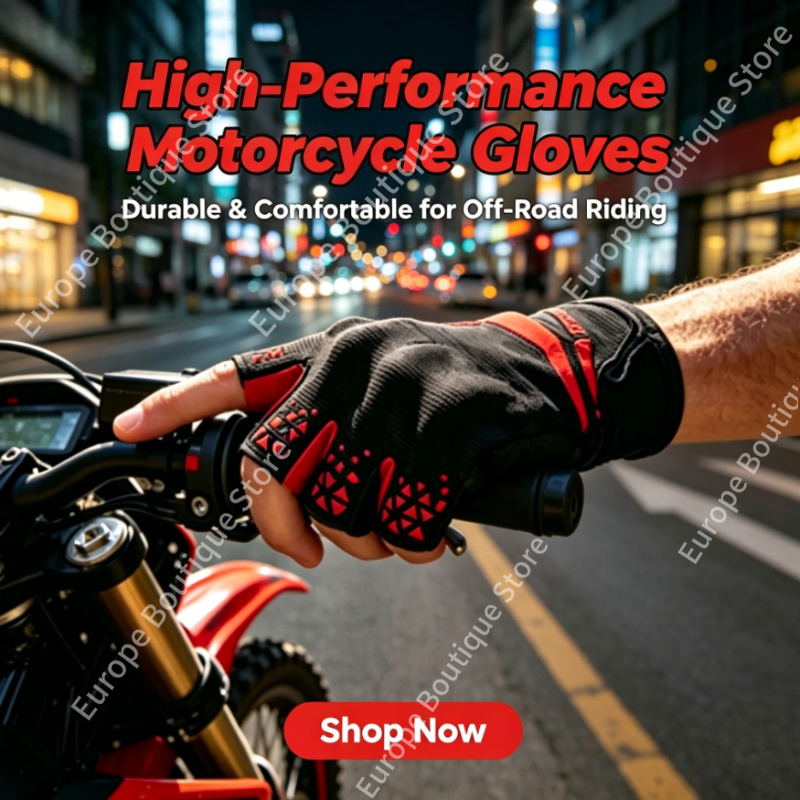 Motorcycle Gear Gloves - 2026 NEW Men Women Summer Half