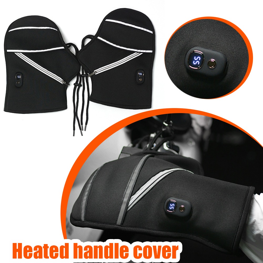 Motorcycle Gear Gloves - Motorcycle Handlebar Covers Winter Heated Electronic