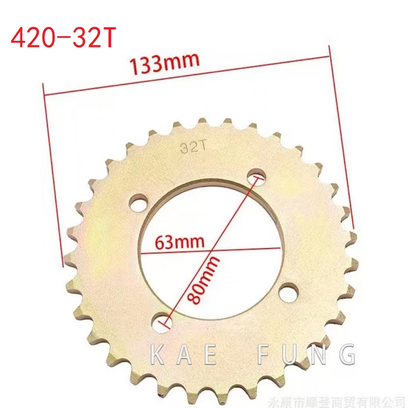32 Teeth Motorcycle scooter ch - Motorcycle Gear Brands review and price
