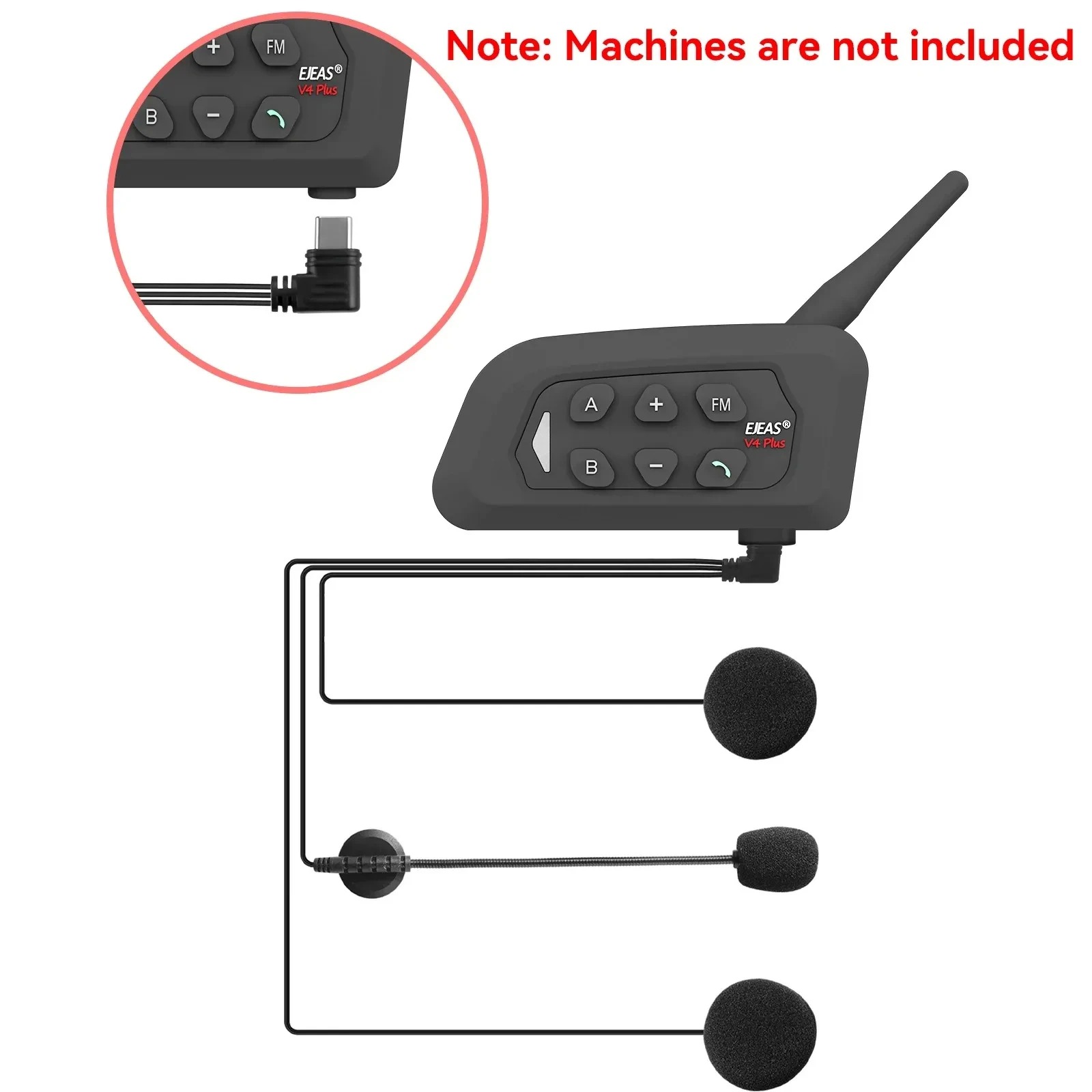 EJEAS V6 PRO /V4 PLUS Motorcyc - Intercom Headset Helmet review and price