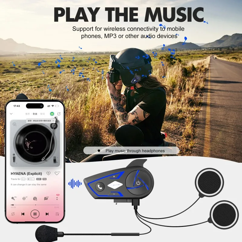 1000M Range Bt5.0 S3 Helmet He - Intercom Headset Helmet review and price