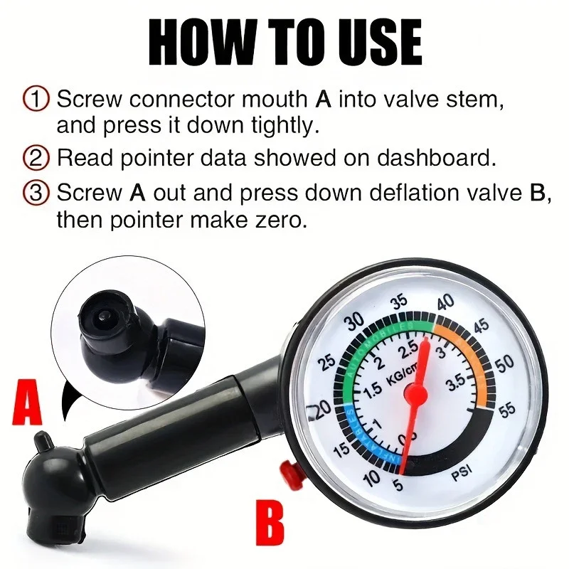 High Precision Car Tire Pressu - Tyre Pressure Gauge review and price