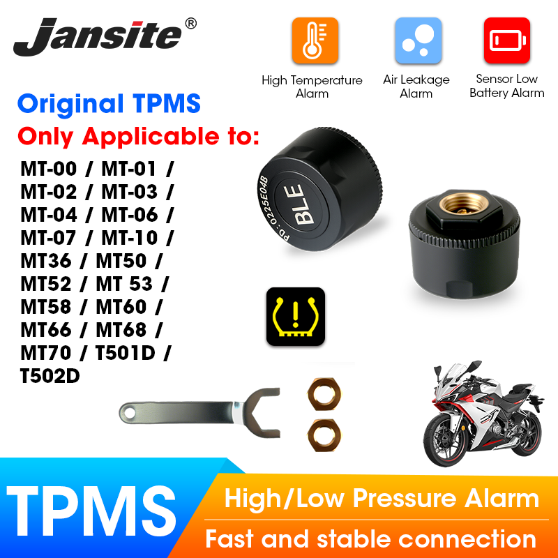 Jansite Motorcycles TPMS Desig - Tyre Pressure Gauge review and price