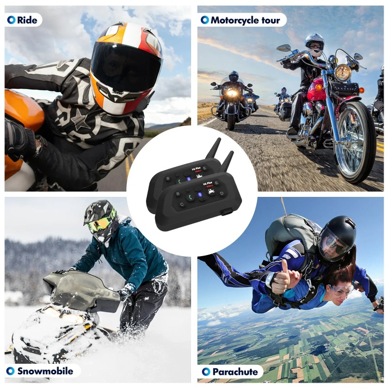 V6 PRO+ Motorcycle Helmet Head - Intercom Headset Helmet review and price