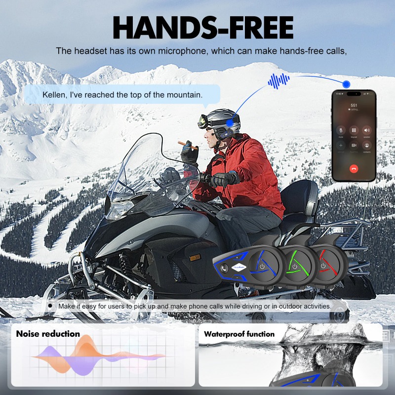2026 New Houtonsen S3 RGB Tri  - Intercom Headset Helmet review and price