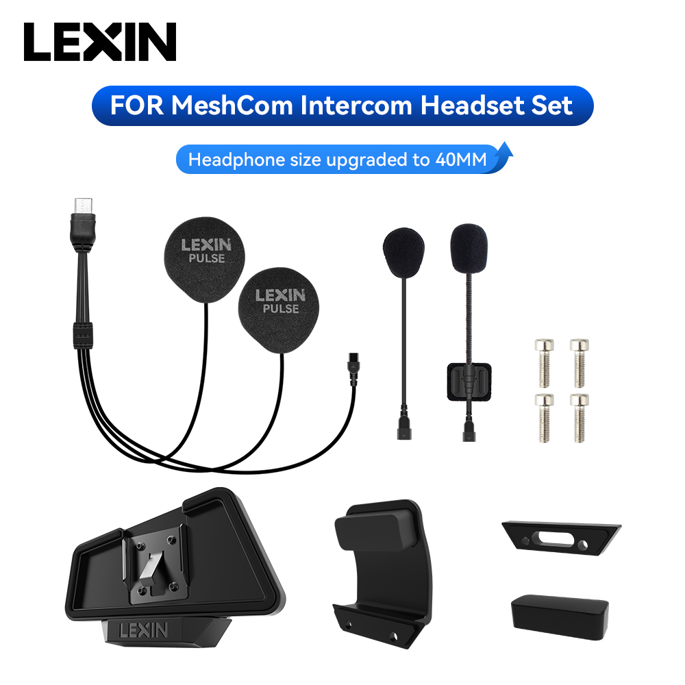 LEXIN-MeshCom Mesh Intercom 40 - Intercom Headset Helmet review and price