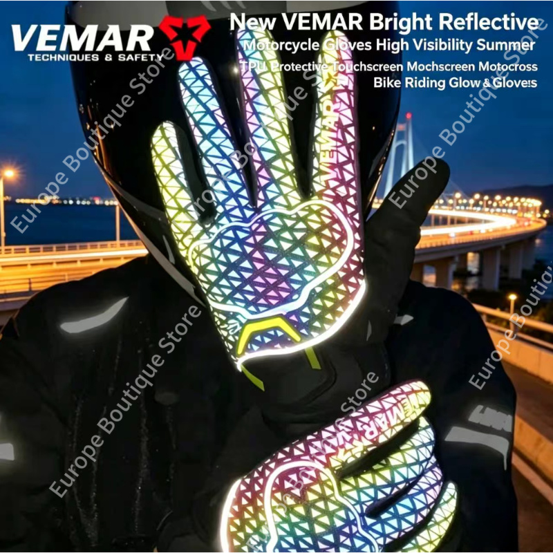 2026 NEW VEMAR High Visibility - Motorcycle Gear Gloves review and price