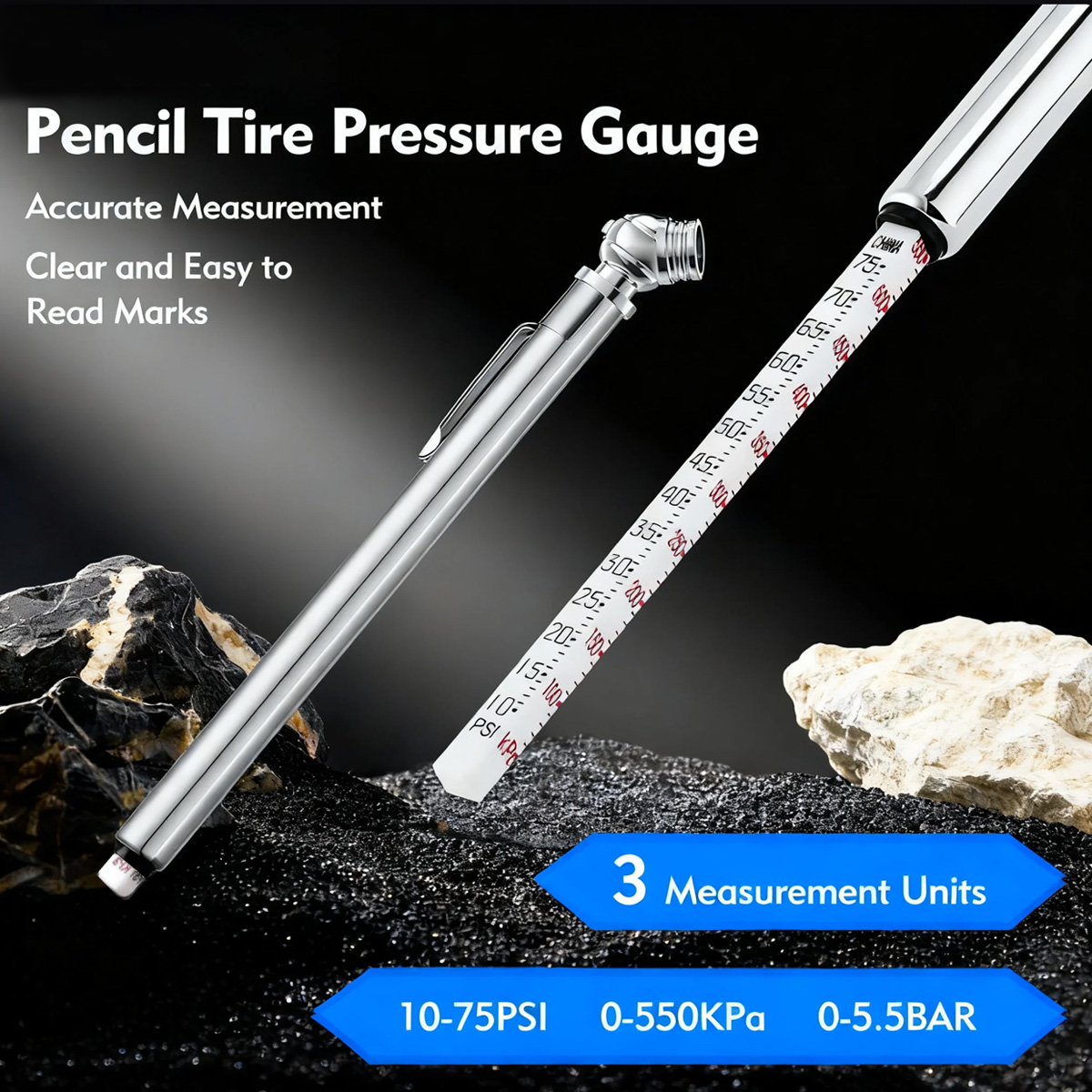 Pencil Tire Pressure Gauge – 1 - Tyre Pressure Gauge review and price