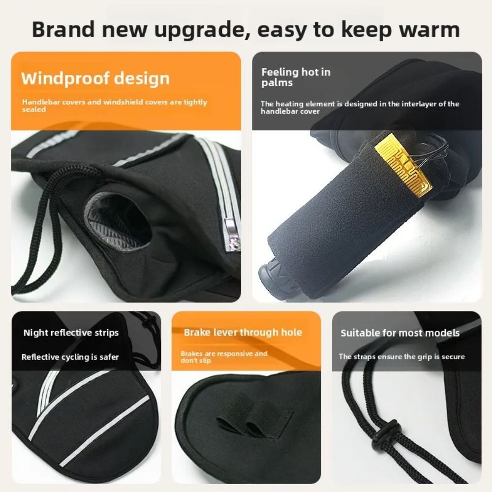 Motorcycle Handlebar Covers Wi - Motorcycle Gear Gloves review and price