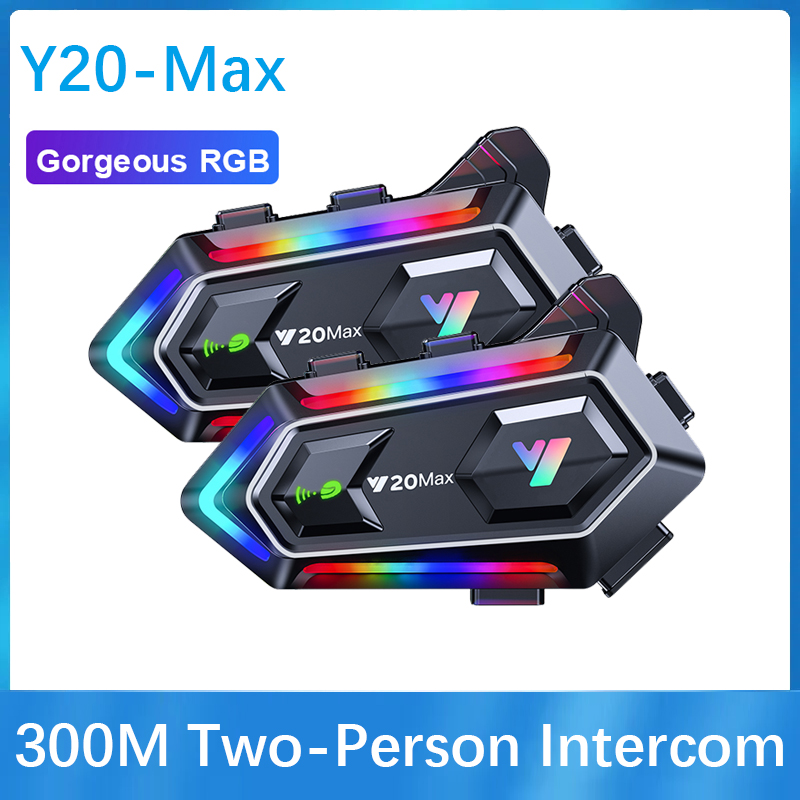 Y20 MAX Motorcycle Helmet Blue - Intercom Headset Helmet review and price