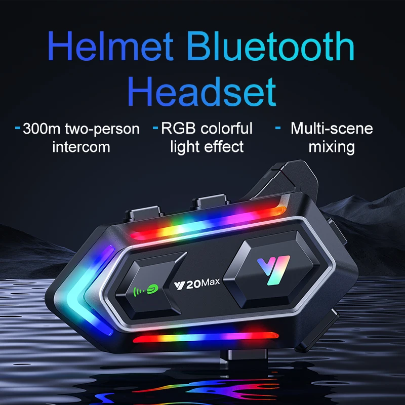 Y20 MAX Motorcycle Helmet Blue - Intercom Headset Helmet review and price