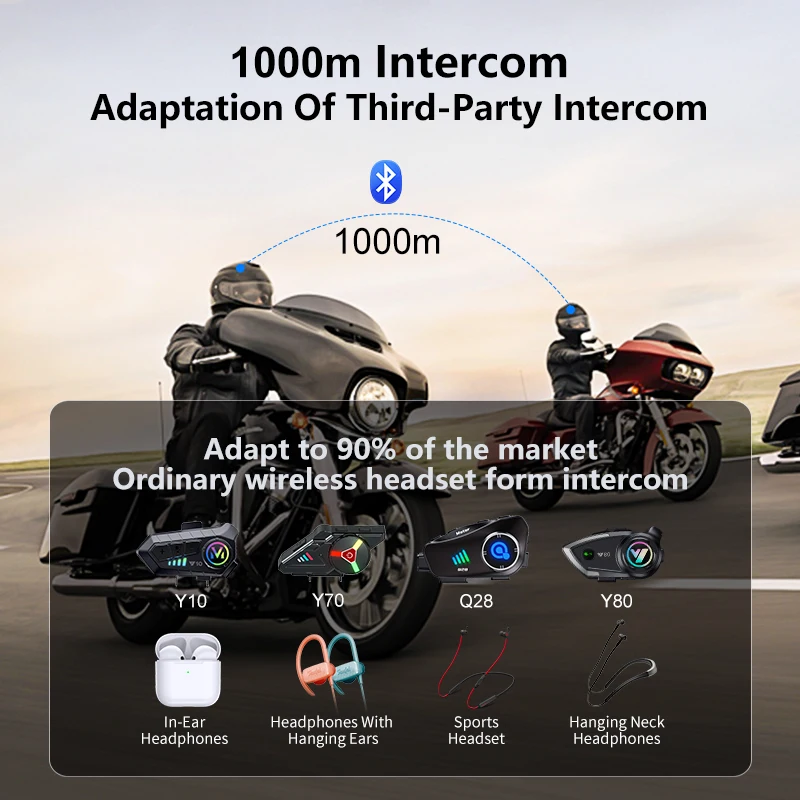 The New Q28-2X Motorcycle Helm - Intercom Headset Helmet review and price